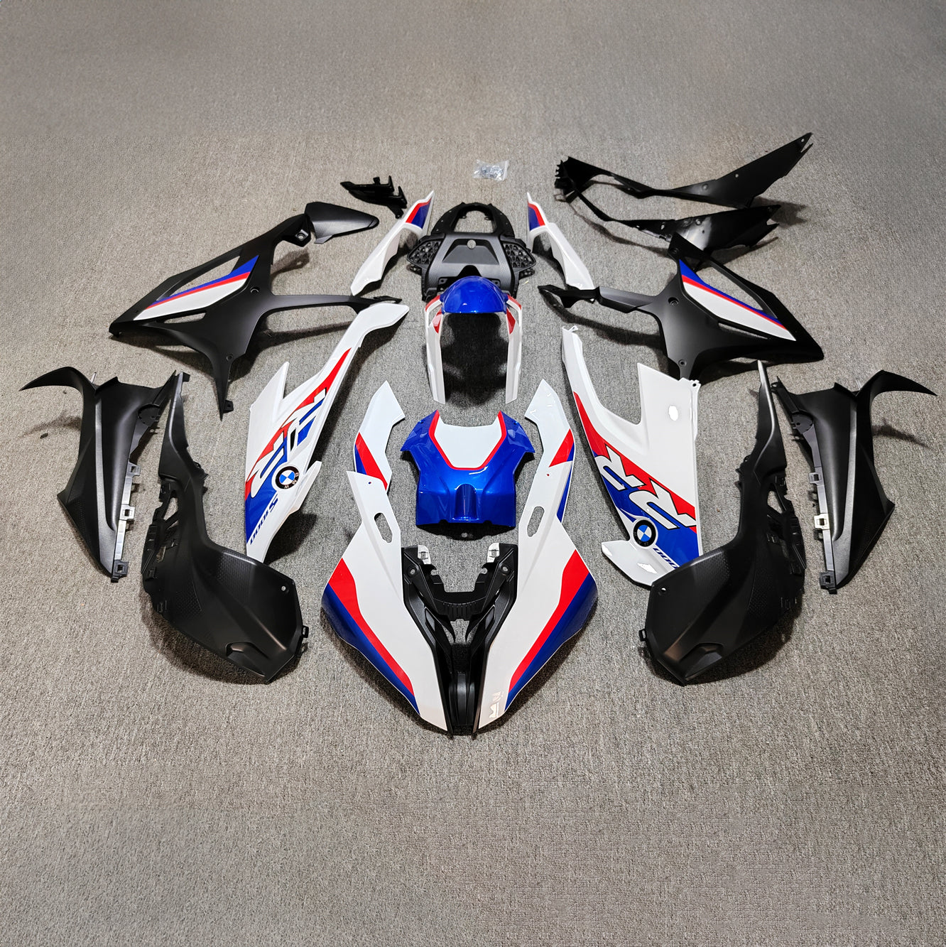 For BMW S1000RR 2019-2022 M Motorsport Full Fairing Kit, Painted ABS Motorcycle Plastics | NiceFairings - paint design NO.8 option image