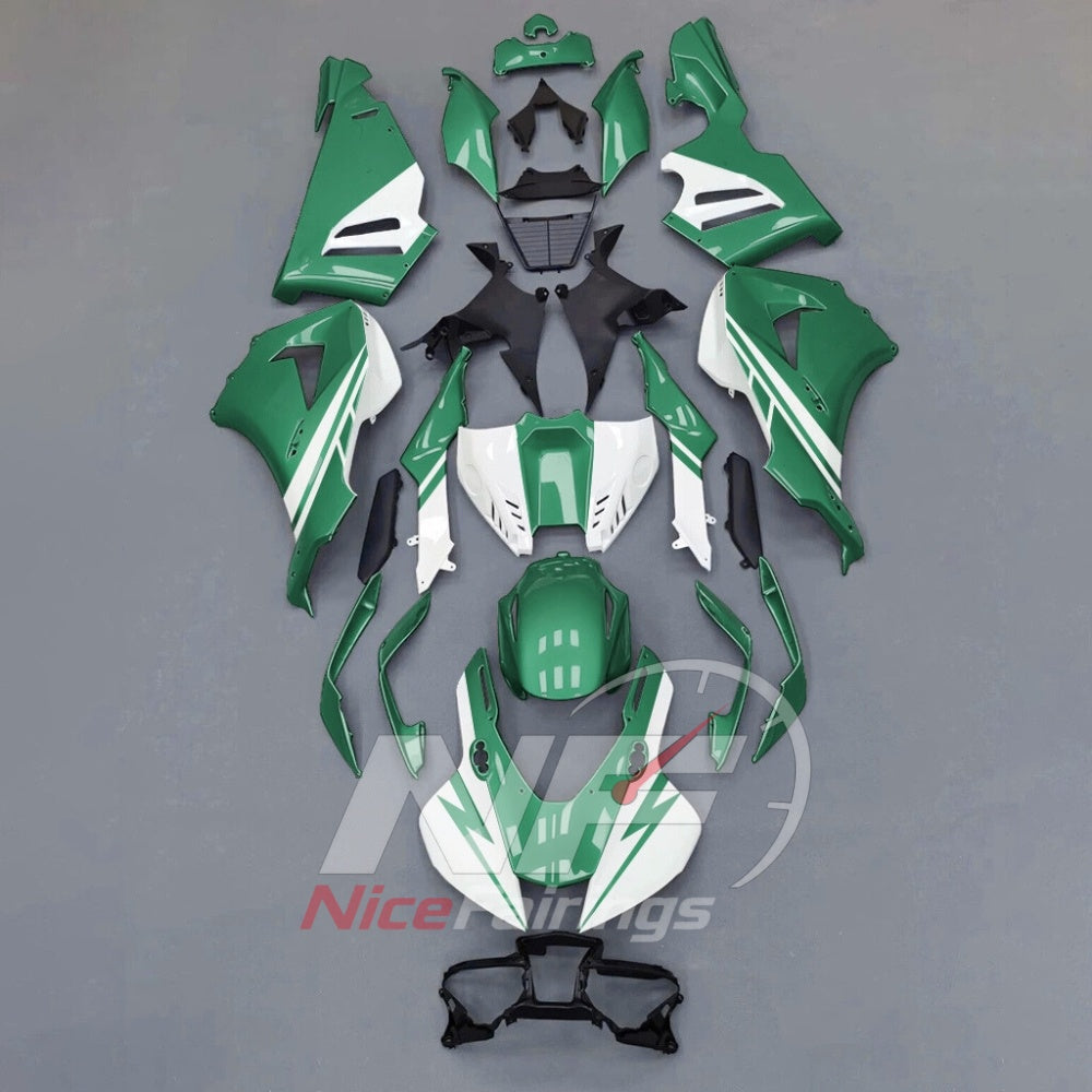 For Honda CBR1000RR-R 2024-2026 Green Black ABS Body Kit with Street and Track Fairing Panels | NiceFairings - paint design NO.4 option image
