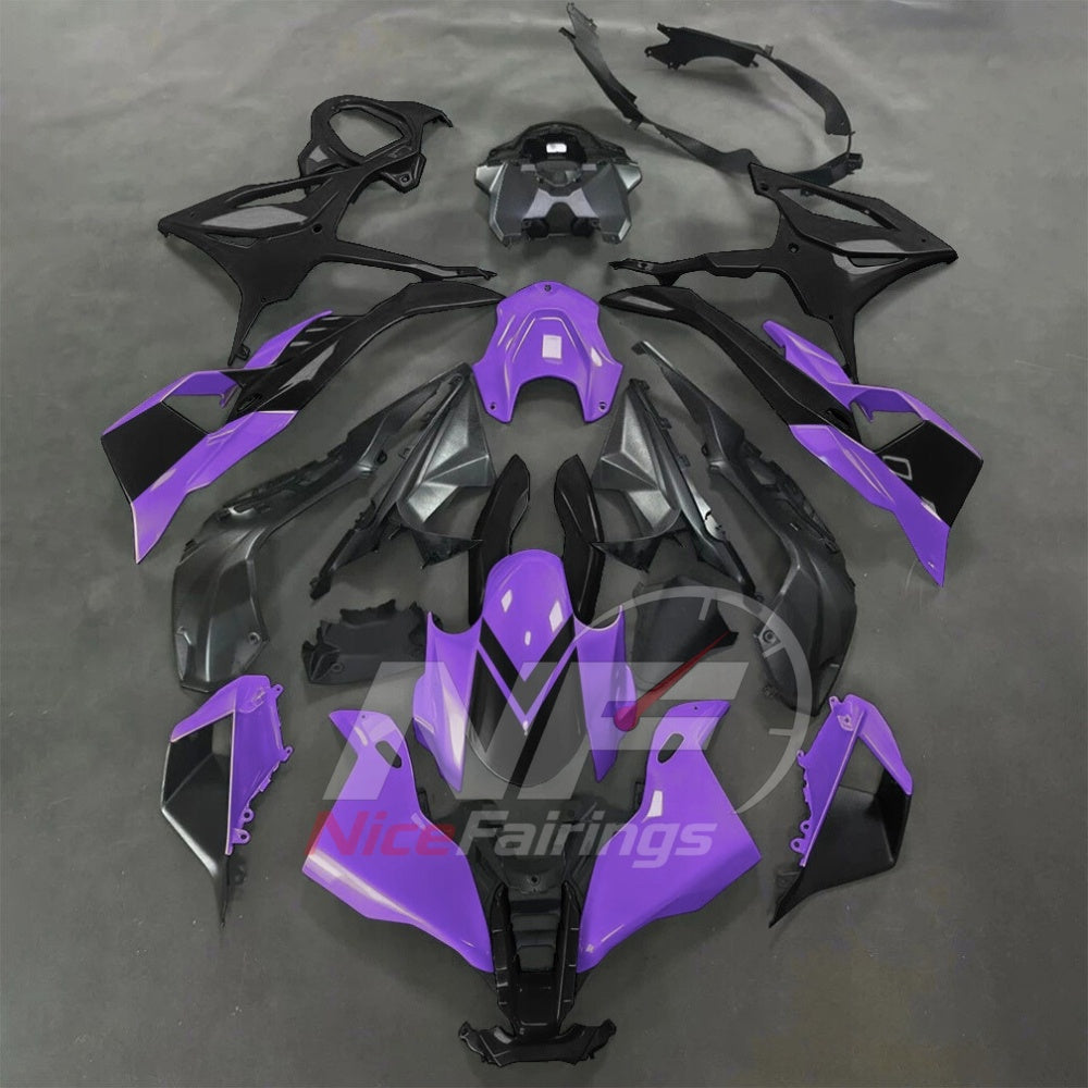 For BMW S1000RR 2025-2026 Red Black ABS Fairing Kit with Painted Bodywork and Replacement Panels | NiceFairings - paint design NO.4 option image