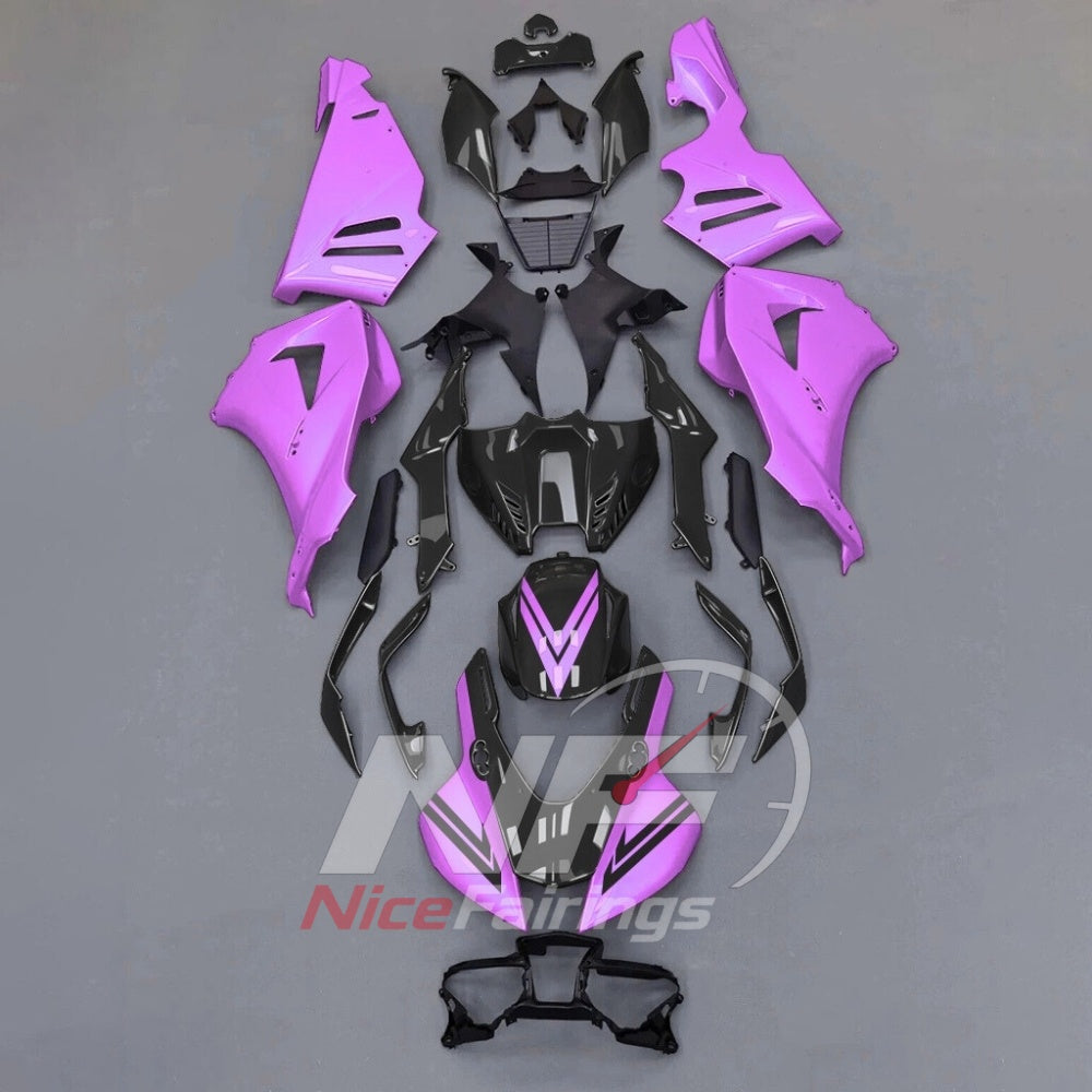 For Honda CBR1000RR-R SP 2024-2026 Pink Black ABS Fairing Kit with Painted Bodywork and Replacement Panels | NiceFairings - paint design NO.7 option image