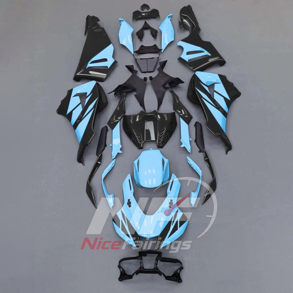 For Honda CBR1000RR-R SP 2024-2026 Green Black Sportbike Fairing Set with Custom Painted Plastics | NiceFairings - paint design NO.7 option image