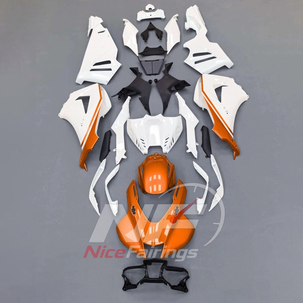 For Honda CBR1000RR-R 2024-2026 Orange Black Painted ABS Fairings with Complete Replacement Bodywork | NiceFairings - paint design NO.4 option image