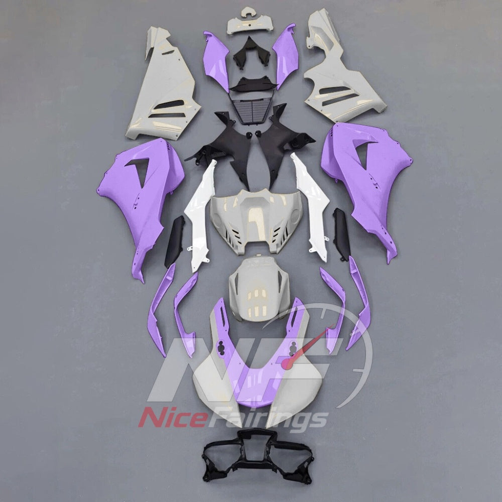 For Honda CBR1000RR-R SP 2024-2026 Yellow Black Sportbike Fairing Set with Custom Painted Plastics | NiceFairings - paint design NO.4 option image
