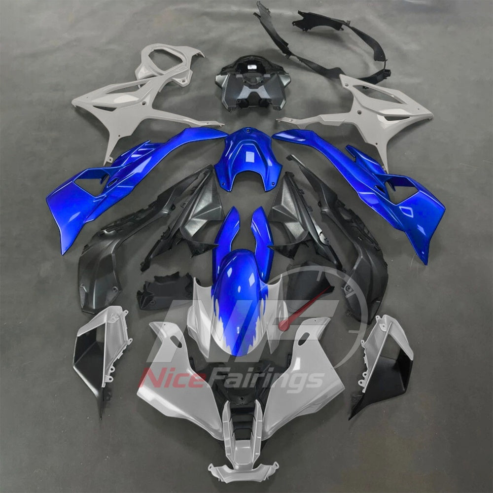 For BMW S1000RR 2025-2026 Blue Black ABS Body Kit with Street and Track Fairing Panels | NiceFairings - main product image