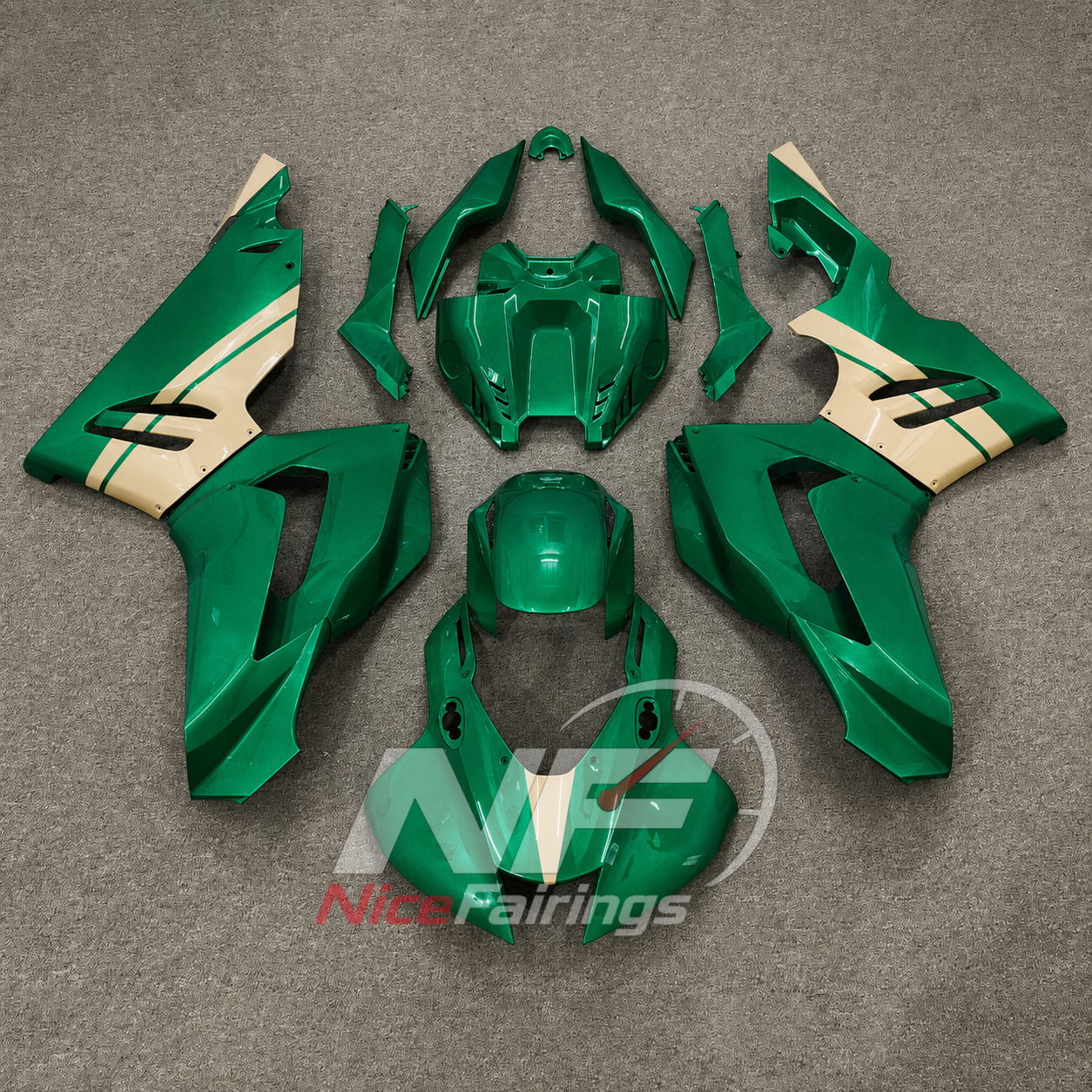Black Gold ABS fairing kit for Honda CBR1000RR-R 2020-2023, design D59-P32 - image 6