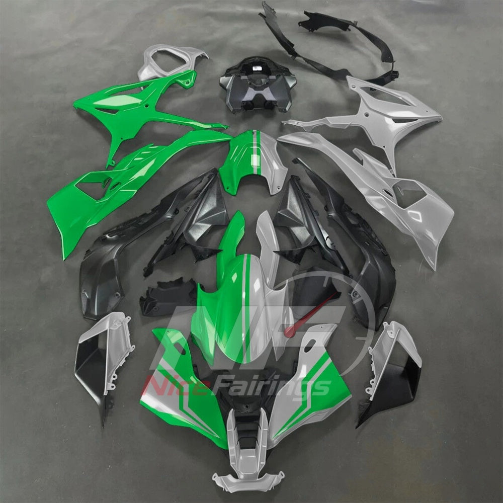 For BMW S1000RR 2025-2026 Green Black Motorcycle Fairing Kit with Aftermarket Body Panels | NiceFairings - main product image