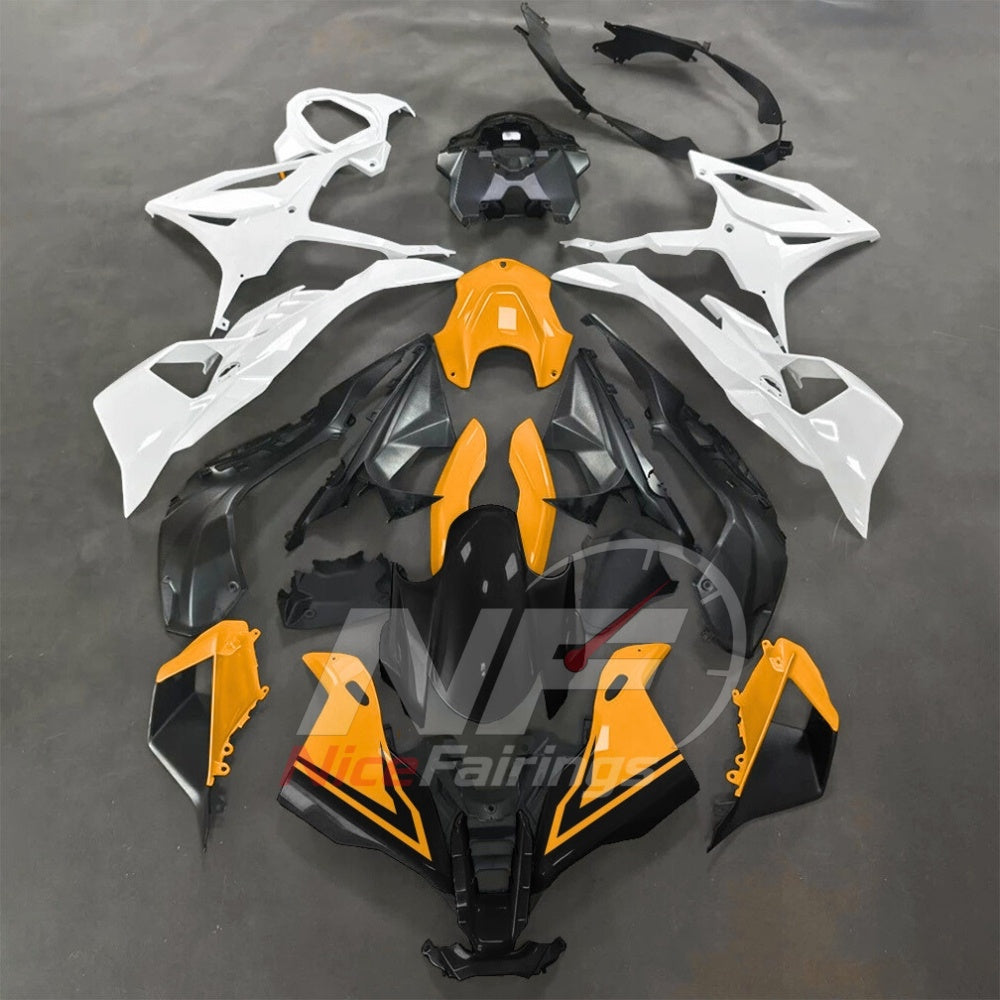 For BMW S1000RR 2025-2026 Blue Black ABS Body Kit with Street and Track Fairing Panels | NiceFairings - paint design NO.4 option image