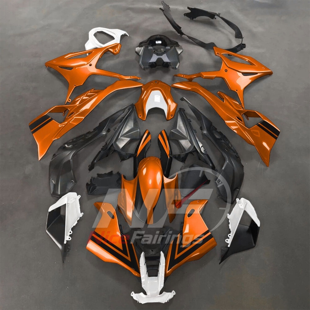 For BMW S1000RR 2025-2026 Orange Black Motorcycle Fairing Kit with Aftermarket Body Panels | NiceFairings - main product image