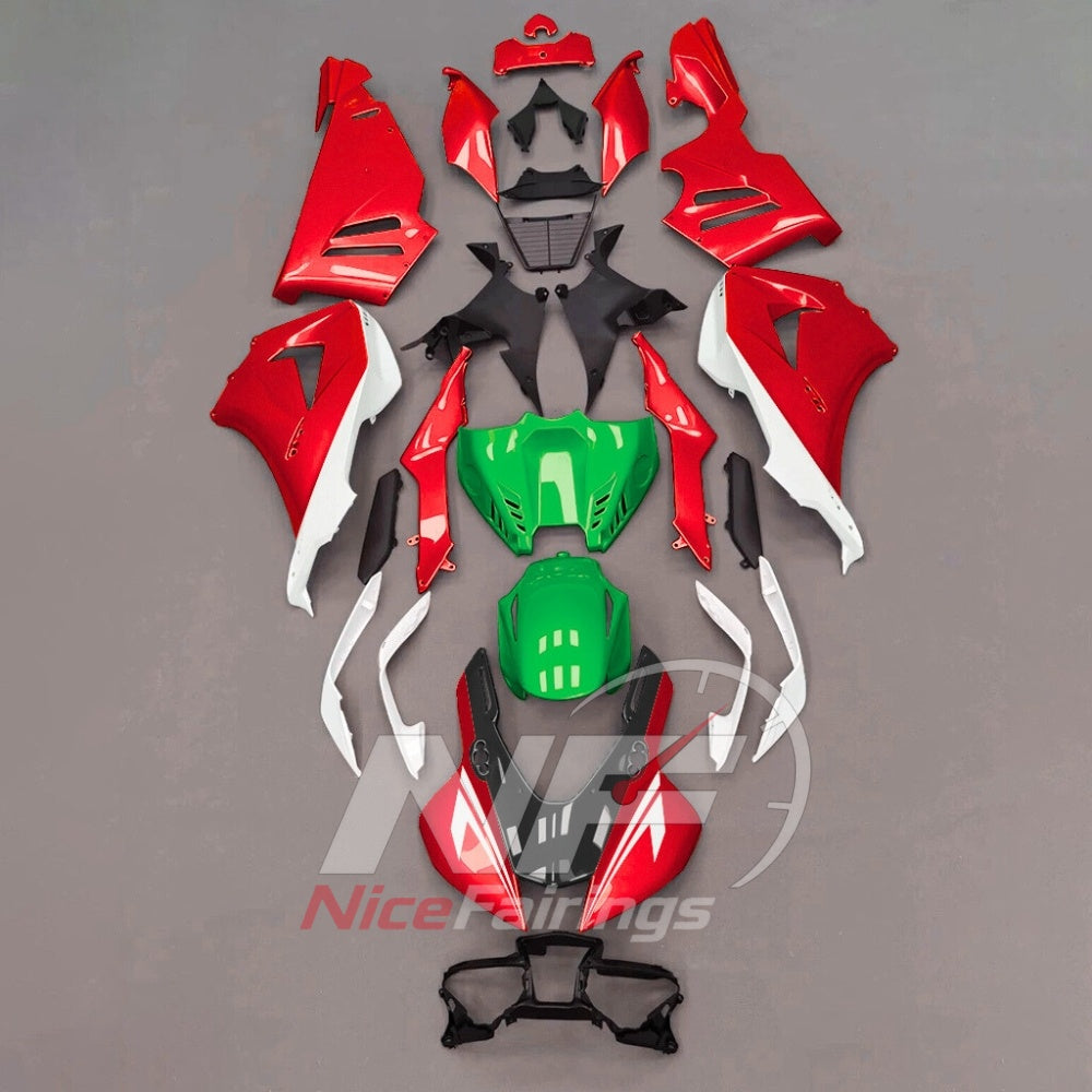 For Honda CBR1000RR-R SP 2024-2026 Red Black Sportbike Fairing Set with Custom Painted Plastics | NiceFairings - paint design NO.4 option image