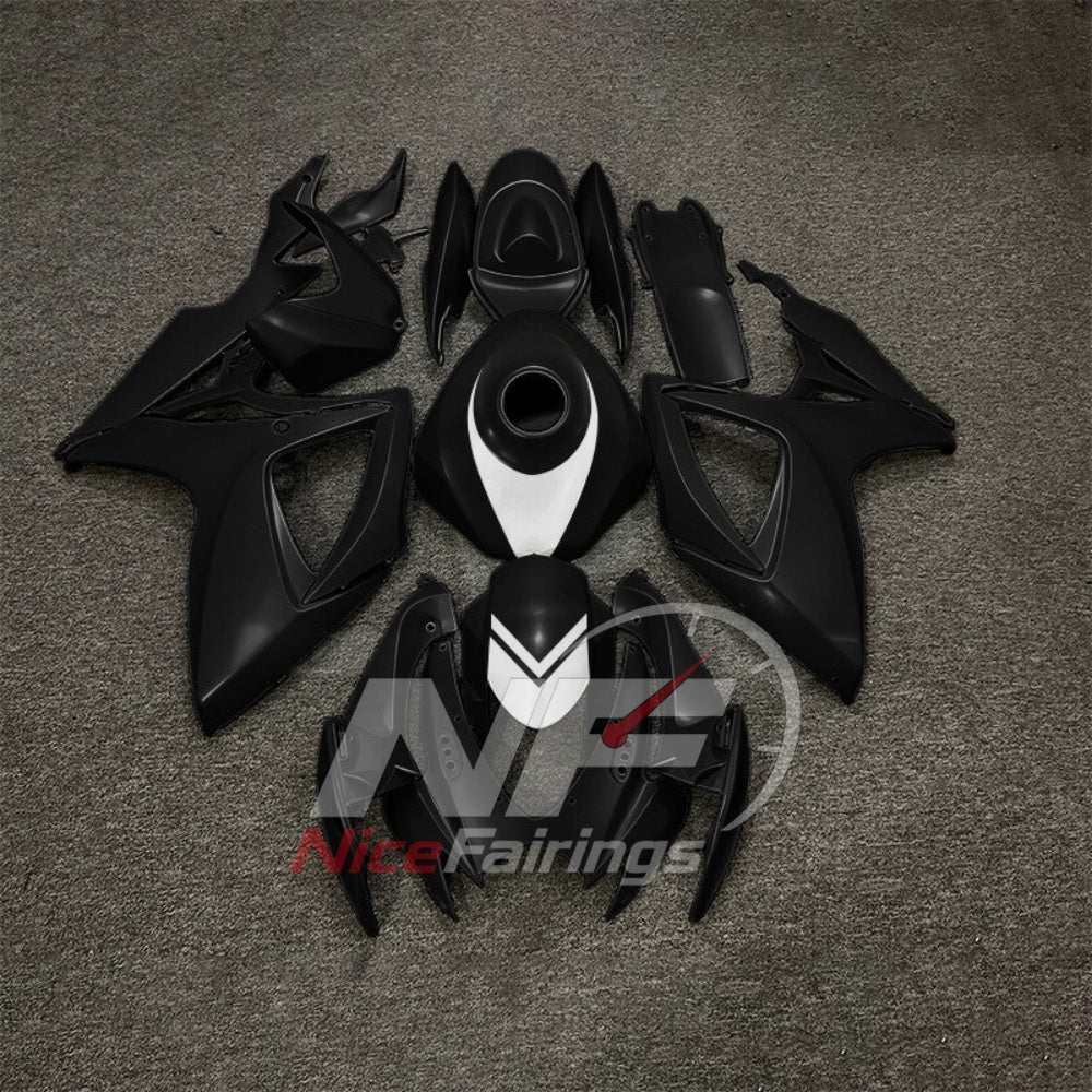 For Suzuki GSXR600 GSXR750 K6 2006-2007 Motorcycle Fairing Kit Black Gray Body Panels | NiceFairings - paint design NO.7 option image