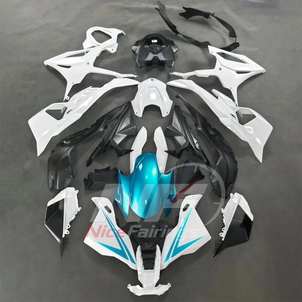 For BMW S1000RR 2025-2026 Orange Black Custom Fairings with ABS Sportbike Plastics and Full Body Kit | NiceFairings - paint design NO.3 option image