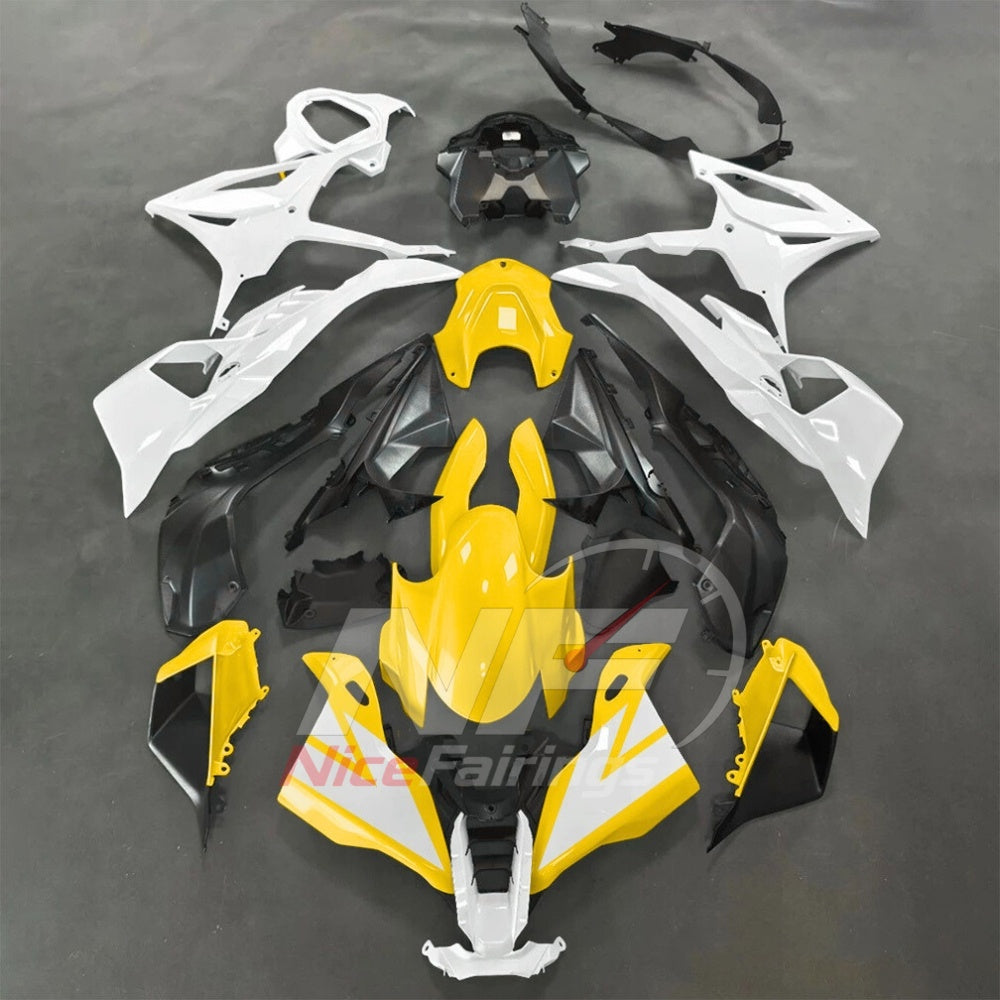 For BMW S1000RR 2025-2026 Green Black Custom Fairings with ABS Sportbike Plastics and Full Body Kit | NiceFairings - paint design NO.4 option image