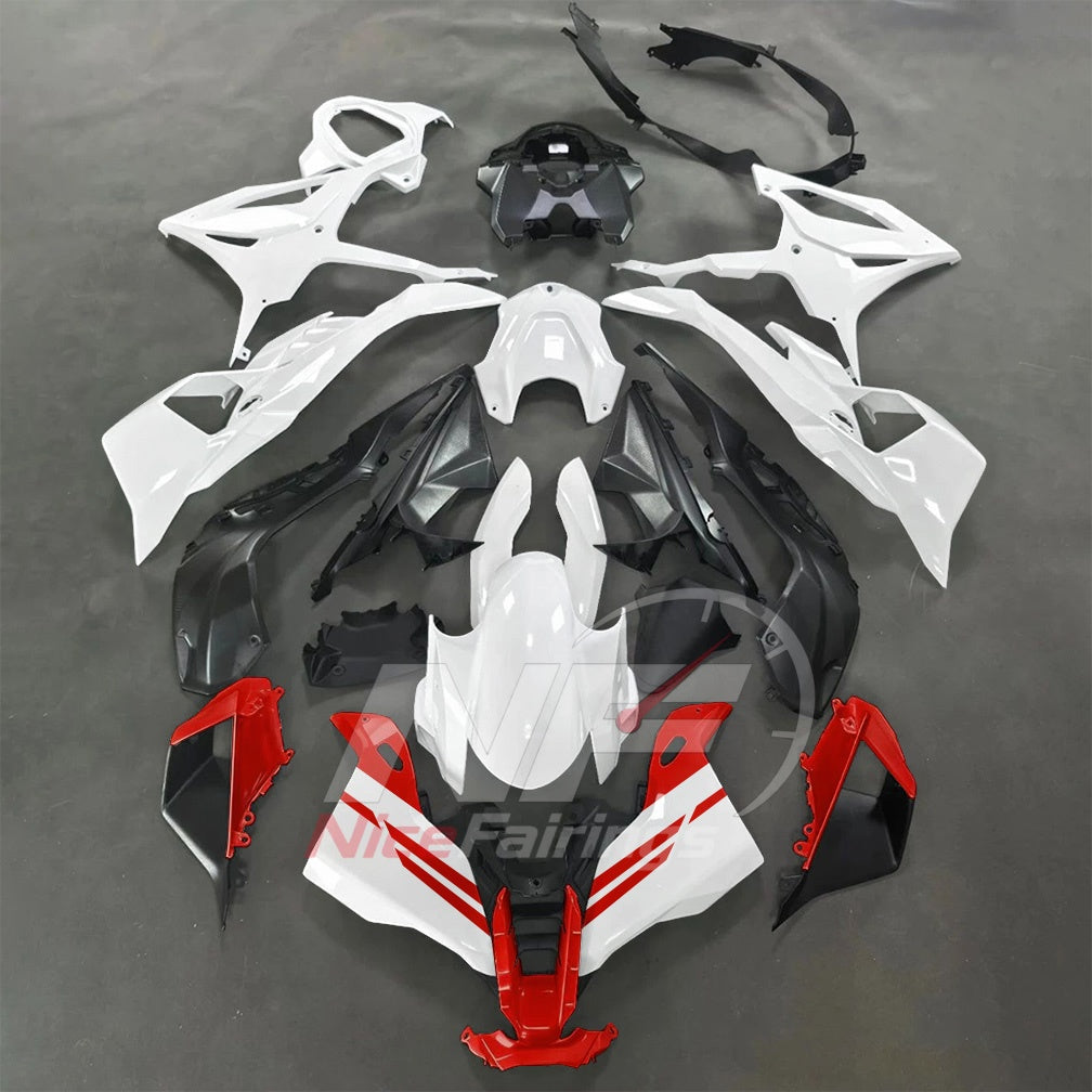 For BMW S1000RR 2025-2026 Red Black Painted ABS Fairings with Complete Replacement Bodywork | NiceFairings - paint design NO.7 option image