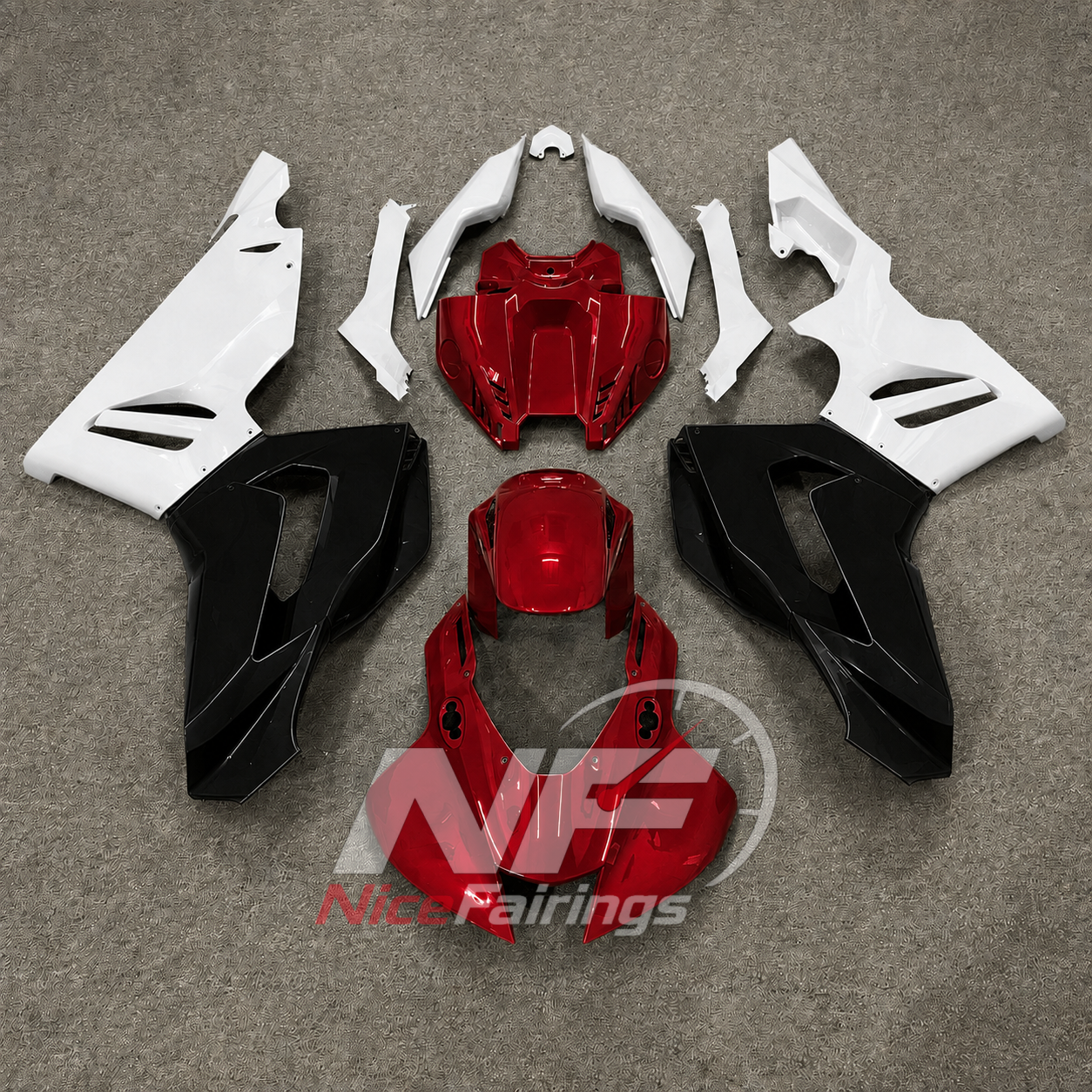 Red Blue ABS fairing kit for Honda CBR1000RR-R 2020-2023, design AURC1-P06 - image 5