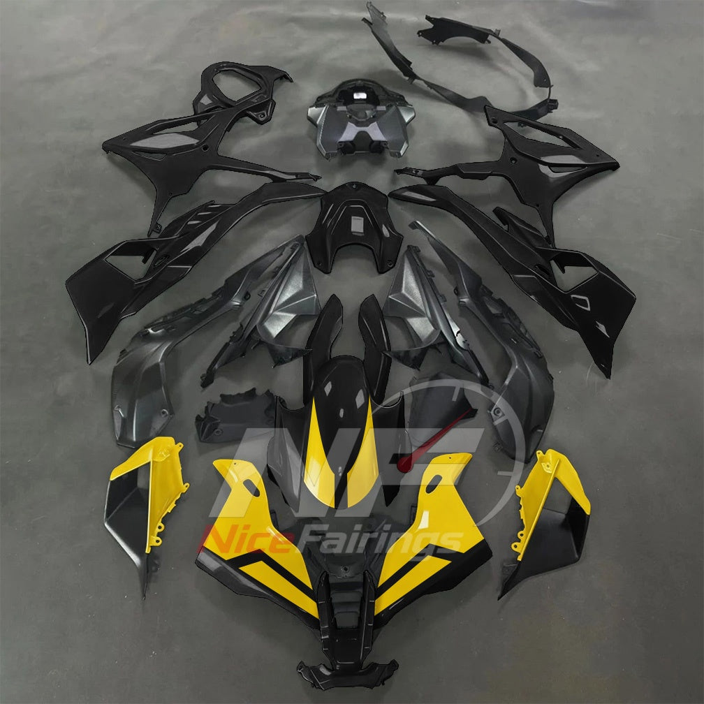 For BMW S1000RR 2025-2026 Blue Black Custom Fairings with ABS Sportbike Plastics and Full Body Kit | NiceFairings - paint design NO.4 option image