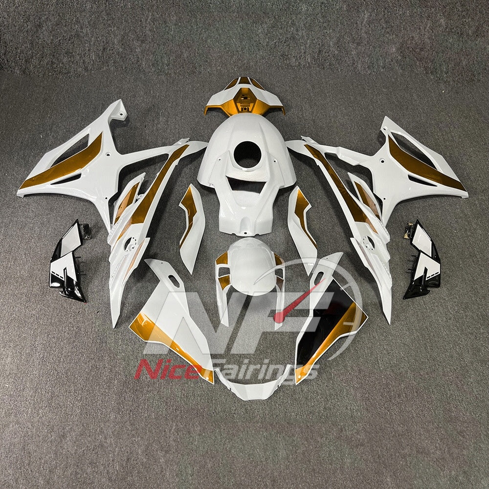 For BMW S1000RR 2023-2024 Purple Black Motorcycle Fairing Kit with Aftermarket Body Panels | NiceFairings - paint design NO.3 option image