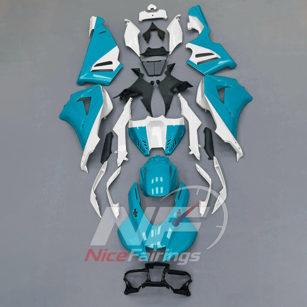 For Honda CBR1000RR-R SP 2024-2026 Blue Black Sportbike Fairing Set with Custom Painted Plastics | NiceFairings - paint design NO.4 option image
