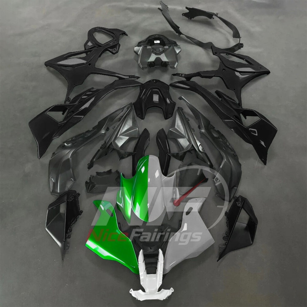 For BMW S1000RR 2025-2026 Blue Black ABS Body Kit with Street and Track Fairing Panels | NiceFairings - paint design NO.7 option image