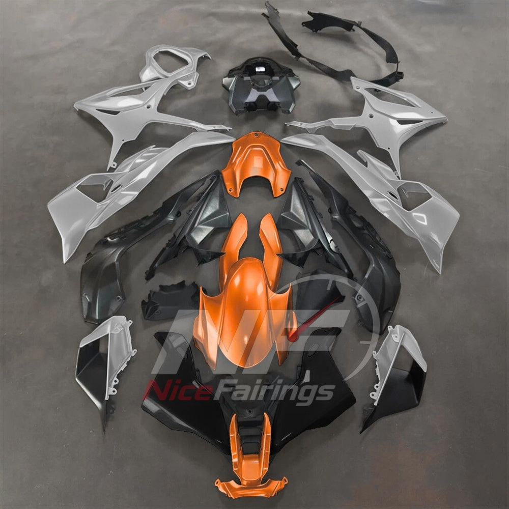 For BMW S1000RR 2025-2026 Red Black Sportbike Fairing Set with Custom Painted Plastics | NiceFairings - paint design NO.5 option image