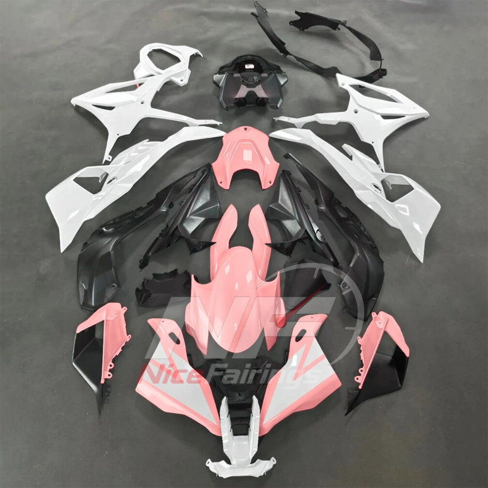 For BMW S1000RR 2025-2026 Green Black Motorcycle Fairing Kit with Aftermarket Body Panels | NiceFairings - paint design NO.5 option image