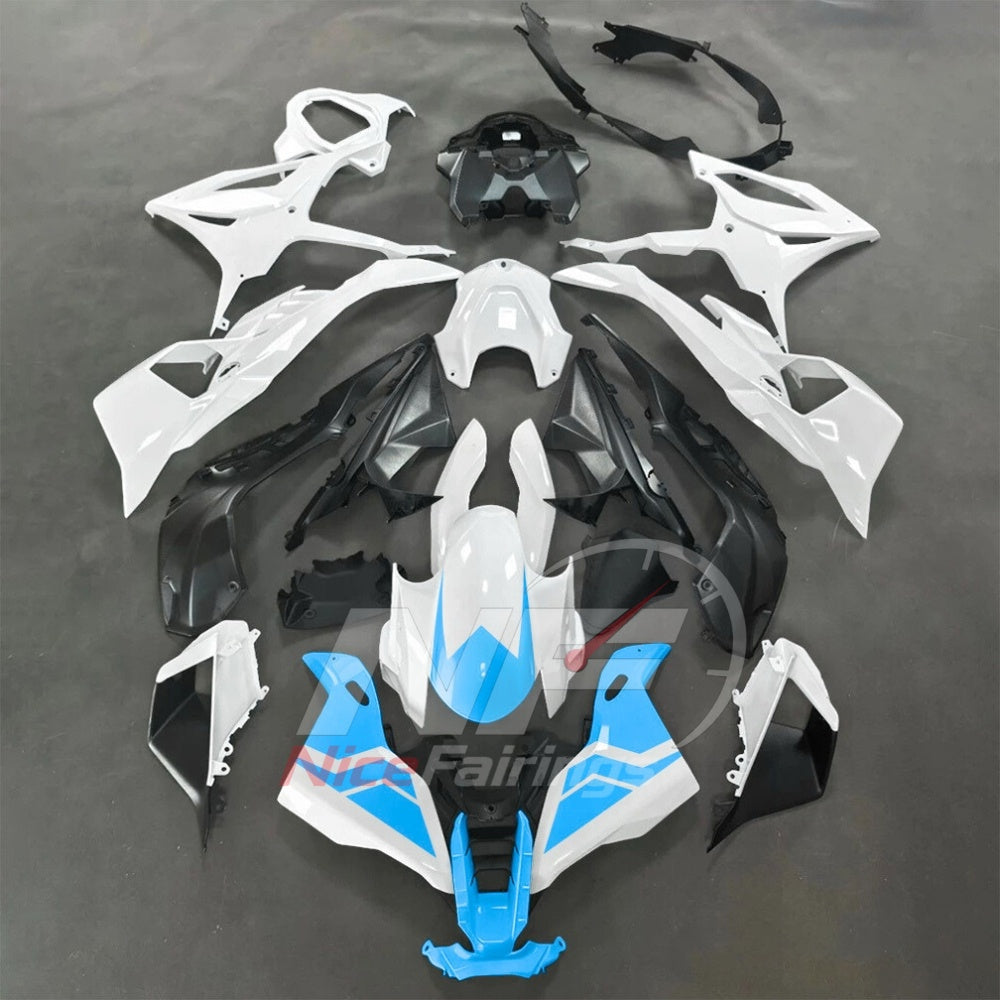 For BMW S1000RR 2025-2026 Blue Black Sportbike Fairing Set with Custom Painted Plastics | NiceFairings - paint design NO.2 option image