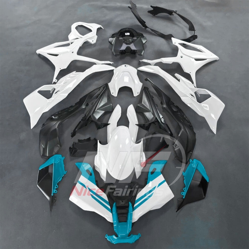 For BMW S1000RR 2025-2026 Purple Black ABS Body Kit with Street and Track Fairing Panels | NiceFairings - paint design NO.5 option image
