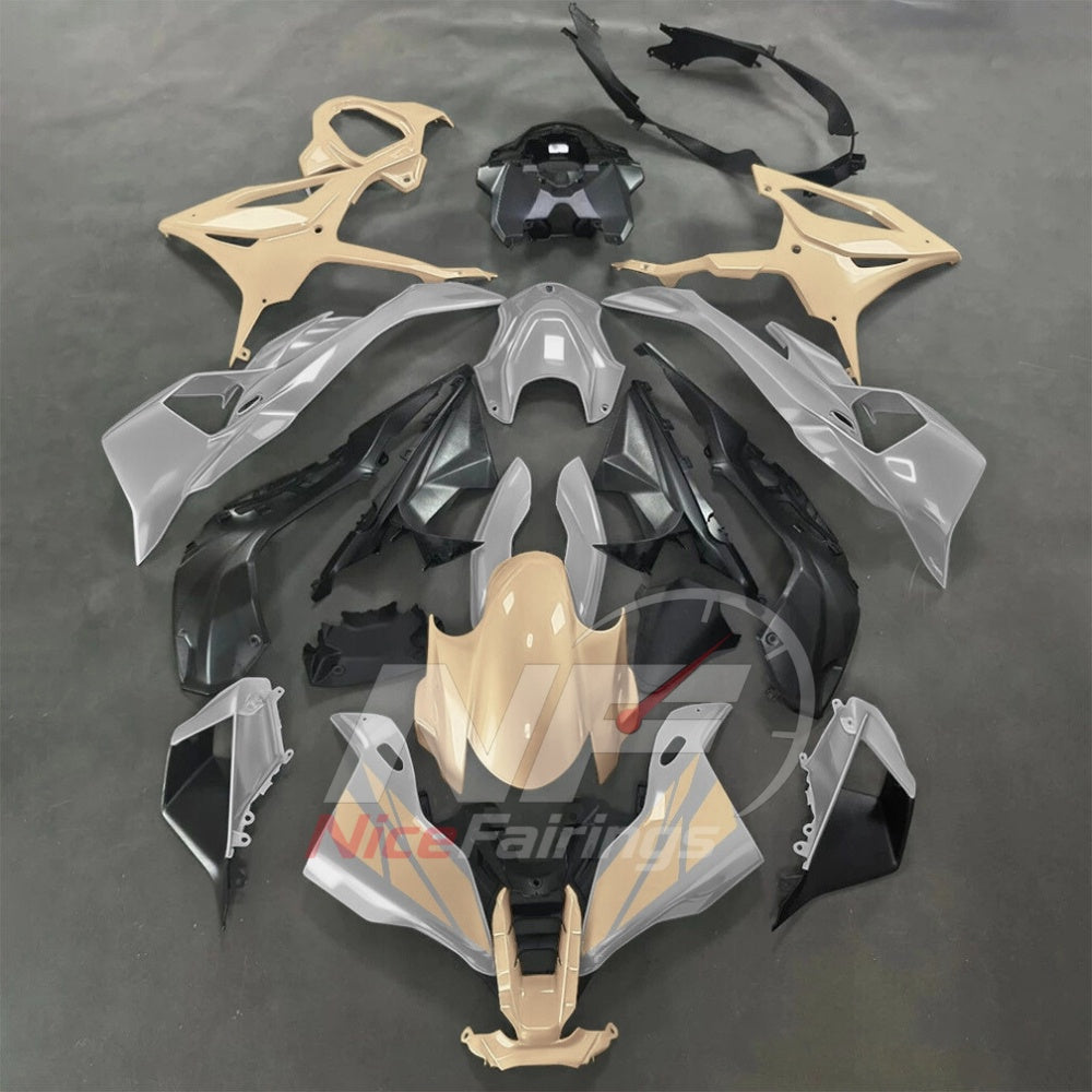 For BMW S1000RR 2025-2026 Purple Black Painted ABS Fairings with Complete Replacement Bodywork | NiceFairings - paint design NO.2 option image