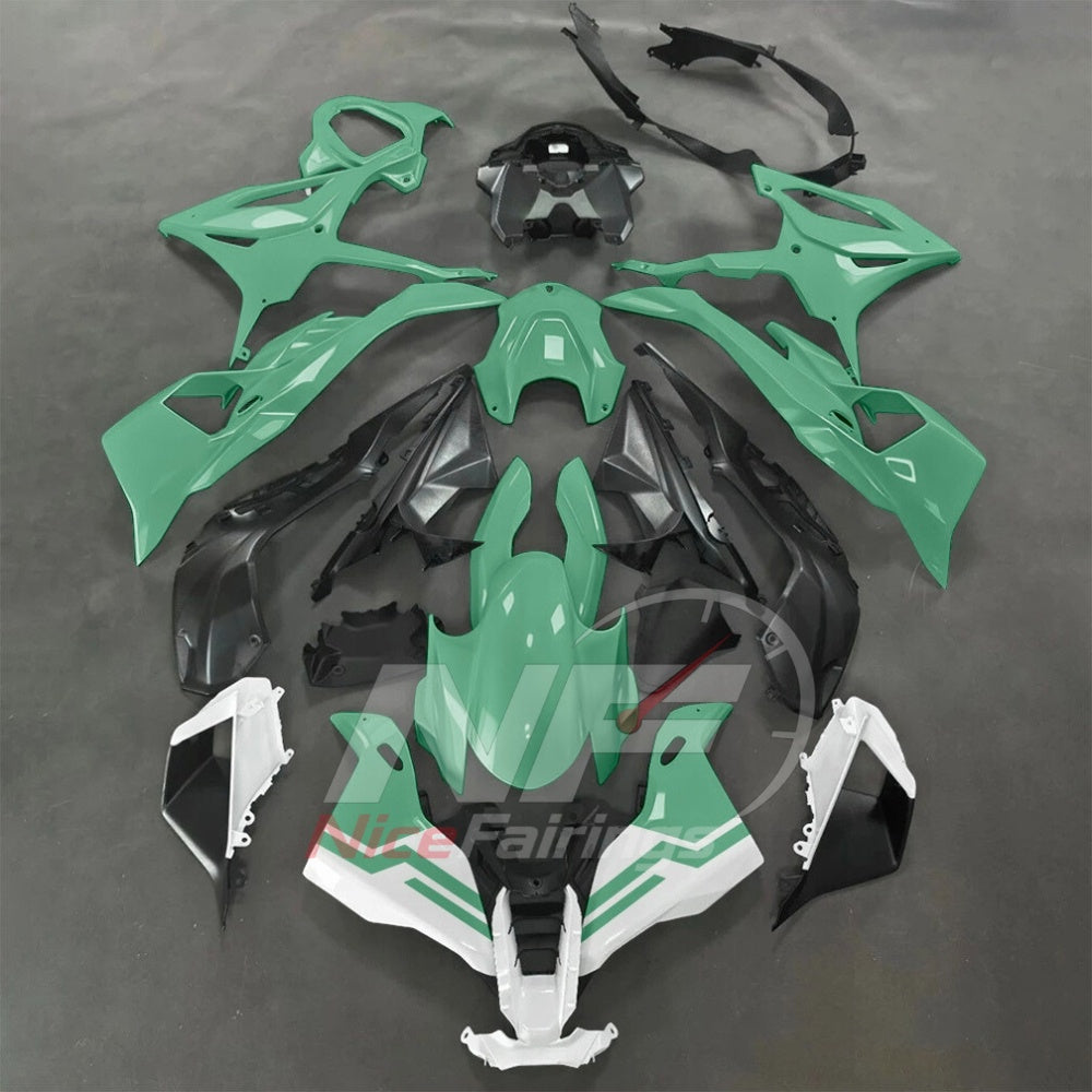 For BMW S1000RR 2025-2026 Yellow Black ABS Fairing Kit with Painted Bodywork and Replacement Panels | NiceFairings - paint design NO.5 option image