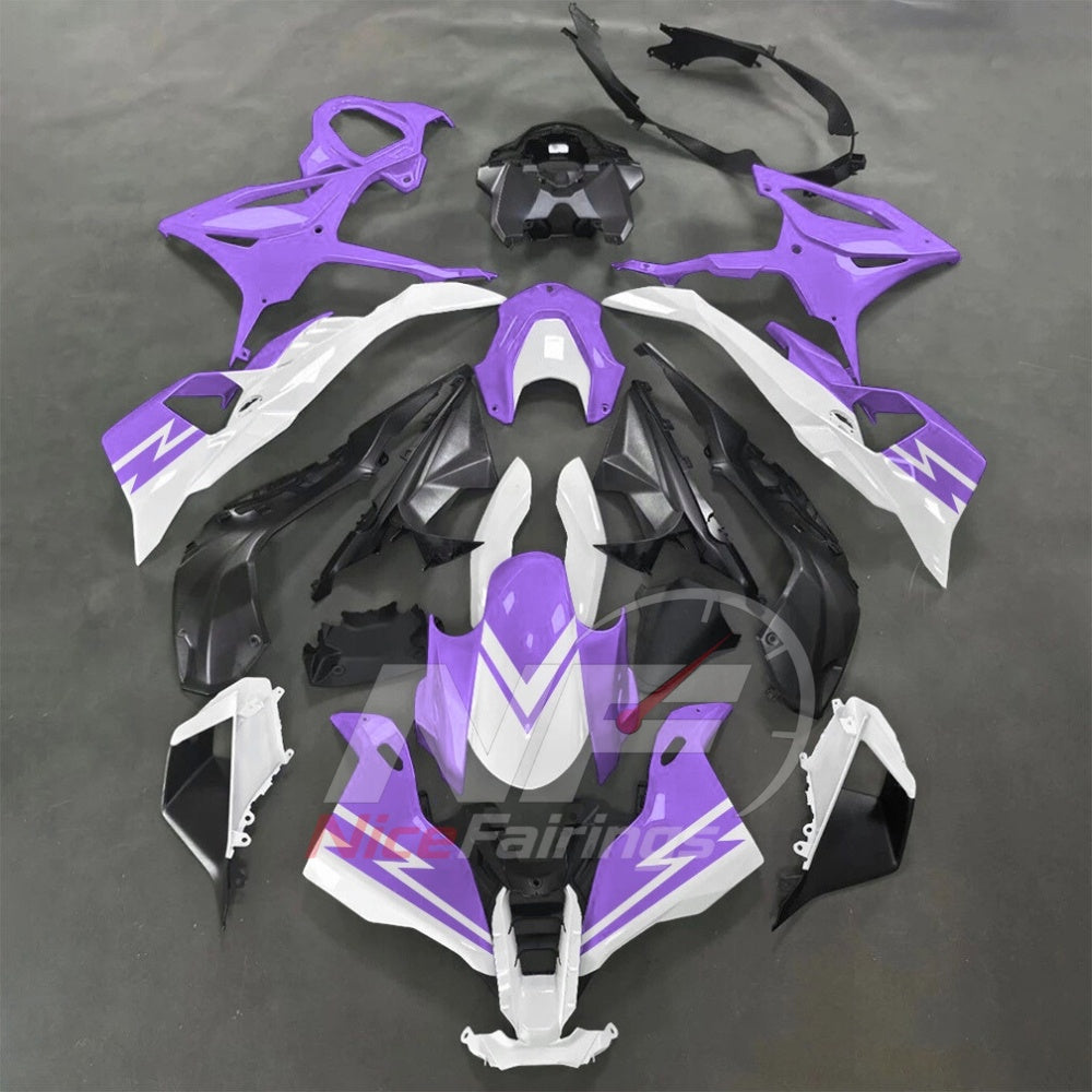 For BMW S1000RR 2025-2026 Yellow Black Custom Fairings with ABS Sportbike Plastics and Full Body Kit | NiceFairings - paint design NO.2 option image