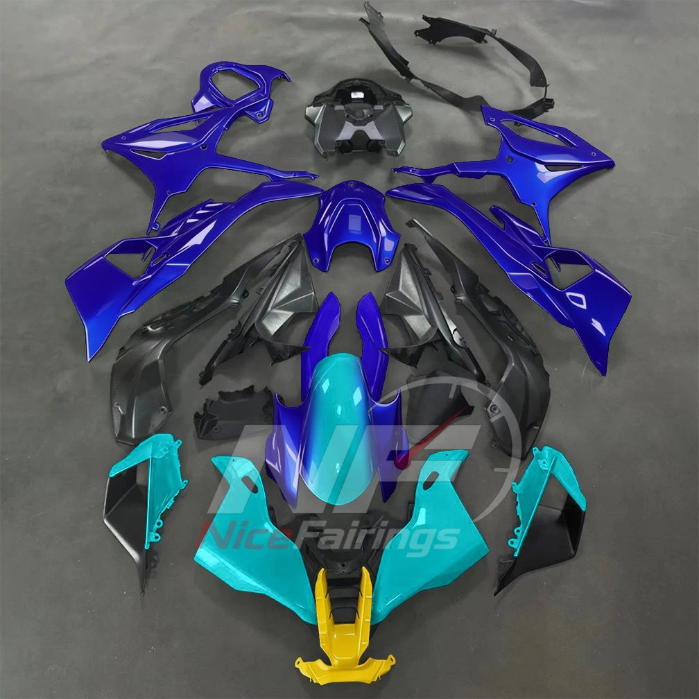 For BMW S1000RR 2025-2026 Blue Black ABS Fairing Kit with Painted Bodywork and Replacement Panels | NiceFairings - main product image