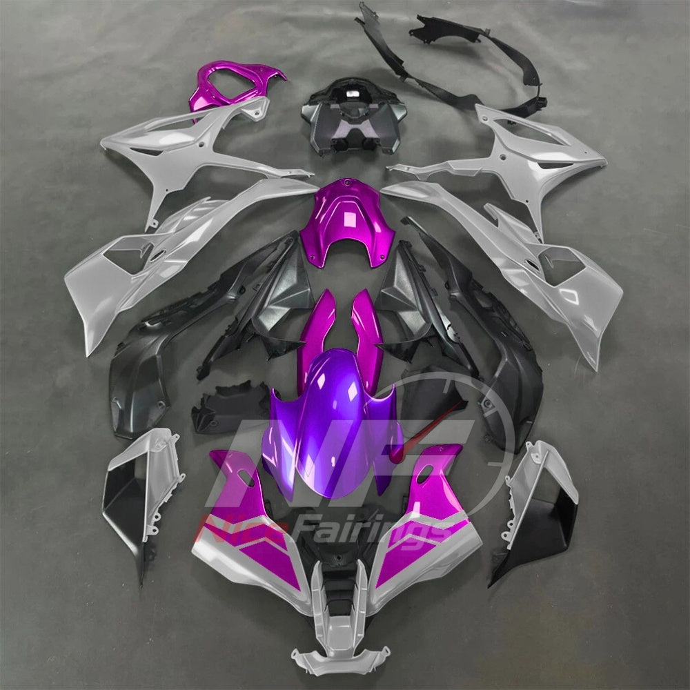 For BMW S1000RR 2025-2026 Pink Black Painted ABS Fairings with Complete Replacement Bodywork | NiceFairings - main product image
