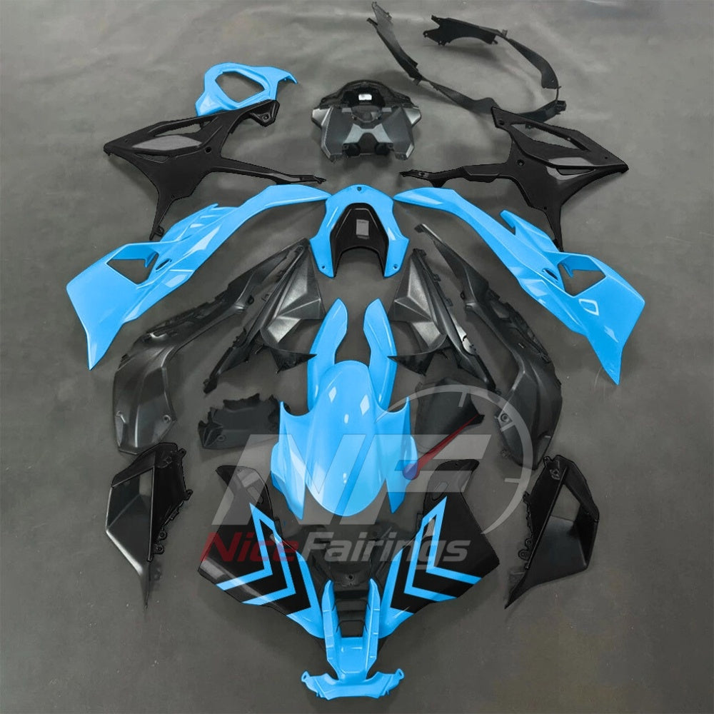 For BMW S1000RR 2025-2026 Red Black Motorcycle Fairing Kit with Aftermarket Body Panels | NiceFairings - paint design NO.8 option image