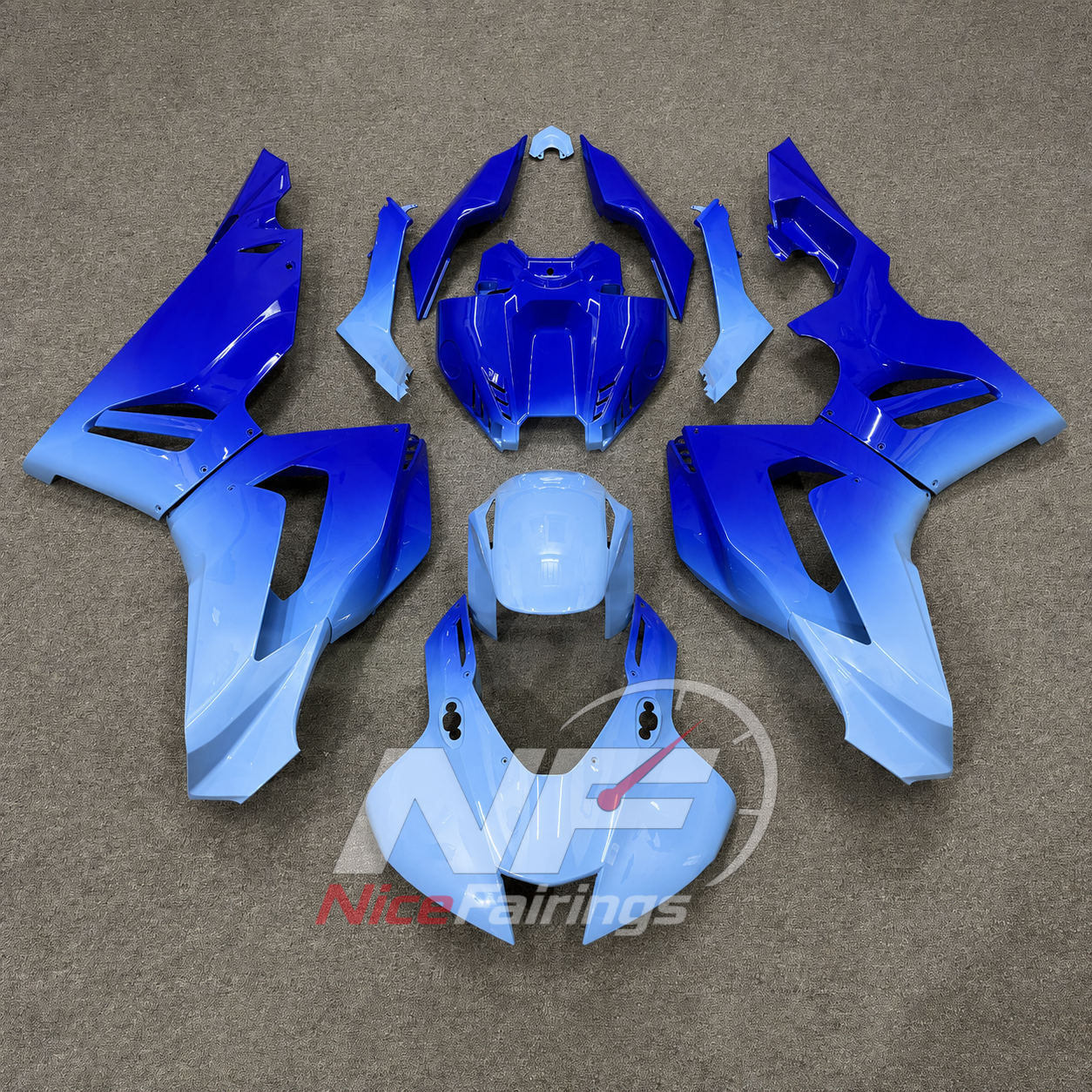 For Honda CBR1000RR-R Fireblade 2020-2023 Red Black Painted ABS Fairings with Complete Bodywork | NiceFairings - paint design NO.5 option image