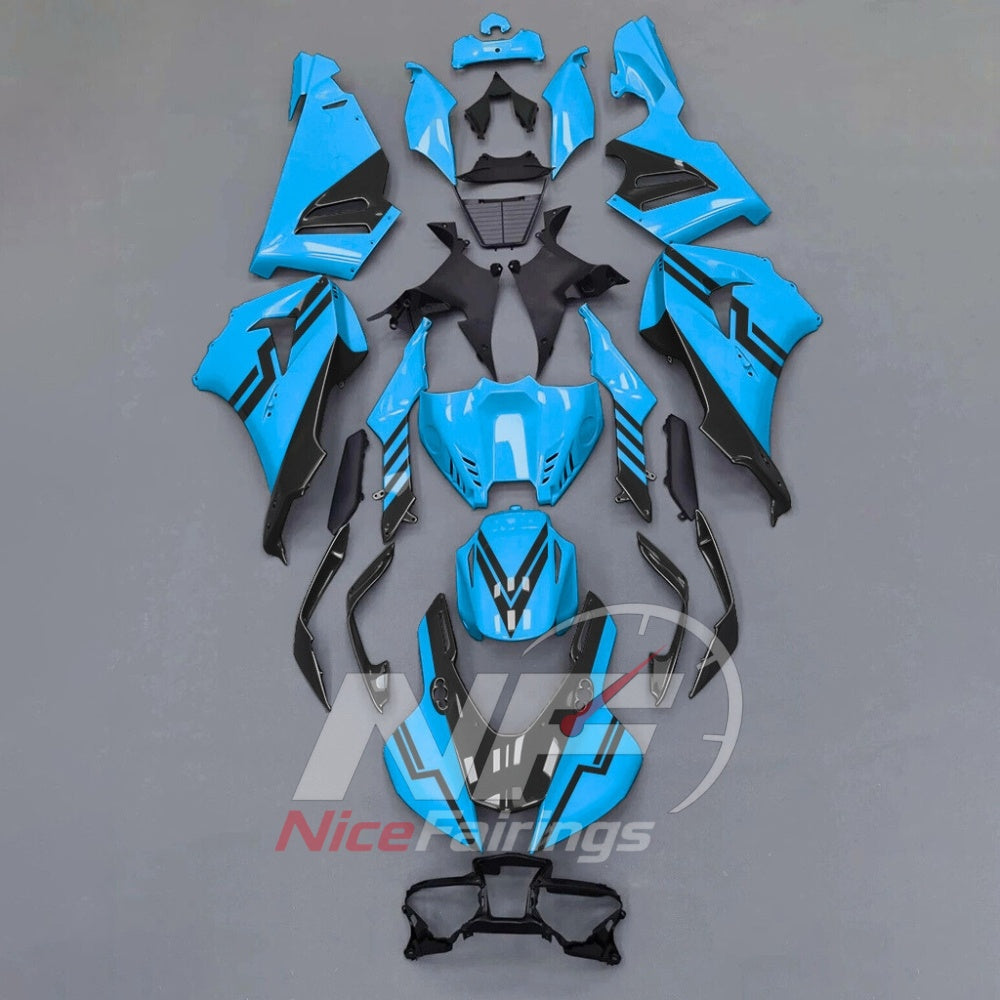 For Honda CBR1000RR-R SP 2024-2026 Green Black Motorcycle Fairing Kit with Aftermarket Body Panels | NiceFairings - paint design NO.2 option image
