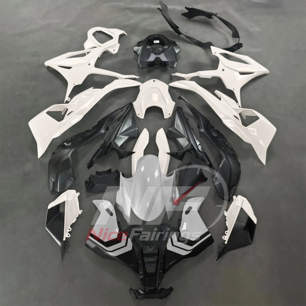 For BMW S1000RR 2025-2026 Green Black ABS Fairing Kit with Painted Bodywork and Replacement Panels | NiceFairings - paint design NO.5 option image