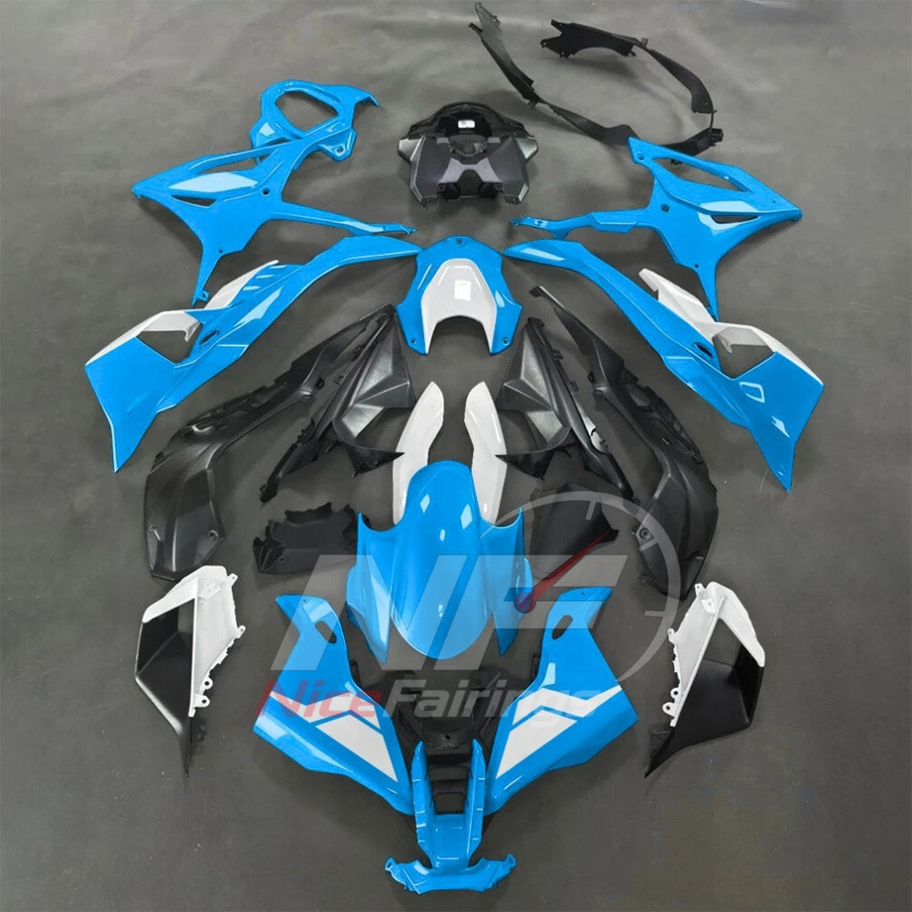 For BMW S1000RR 2025-2026 Red Black Sportbike Fairing Set with Custom Painted Plastics | NiceFairings - paint design NO.6 option image