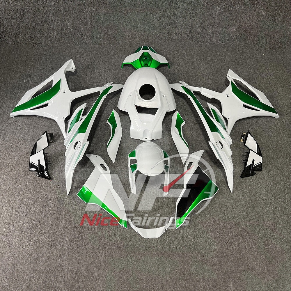For BMW S1000RR 2023-2024 Red Black ABS Fairing Kit with Painted Bodywork and Replacement Panels | NiceFairings - paint design NO.6 option image