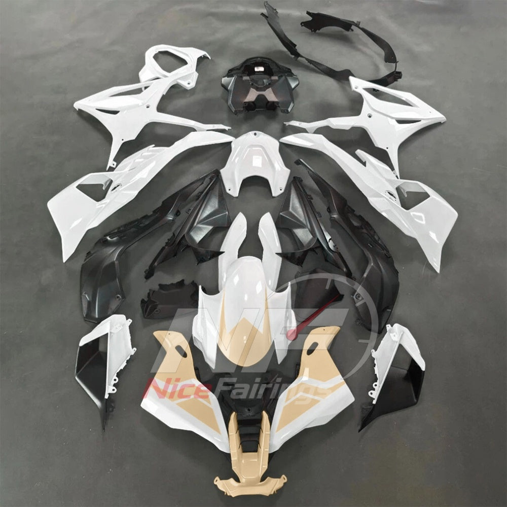 For BMW S1000RR 2025-2026 Blue Black Sportbike Fairing Set with Custom Painted Plastics | NiceFairings - paint design NO.8 option image