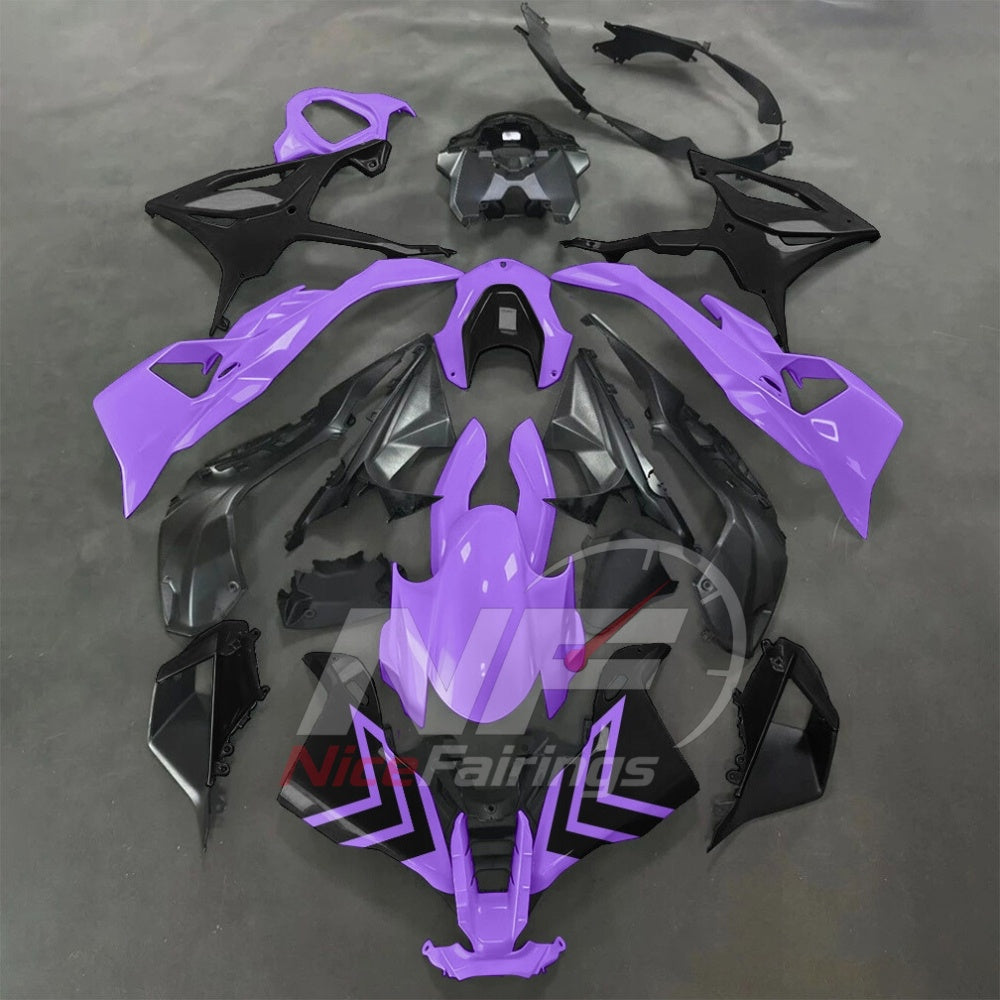 For BMW S1000RR 2025-2026 Blue Black Custom Fairings with ABS Sportbike Plastics and Full Body Kit | NiceFairings - paint design NO.2 option image