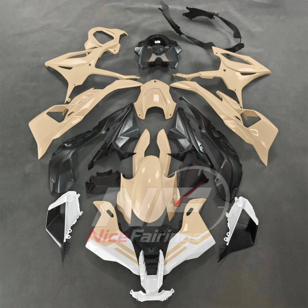 For BMW S1000RR 2025-2026 Red Black ABS Body Kit with Street and Track Fairing Panels | NiceFairings - paint design NO.2 option image