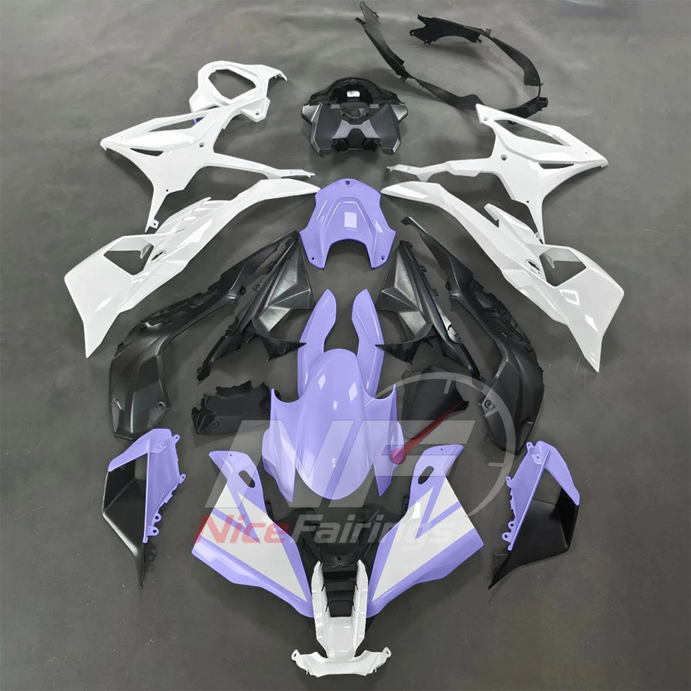 For BMW S1000RR 2025-2026 Yellow Black ABS Body Kit with Street and Track Fairing Panels | NiceFairings - paint design NO.8 option image
