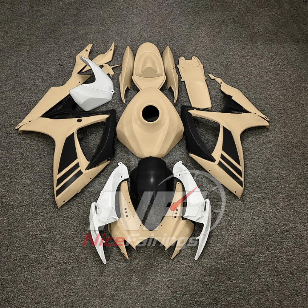 For Suzuki GSXR600 GSXR750 K6 2006-2007 ABS Body Kit Gray Street Track Fairings | NiceFairings - paint design NO.8 option image