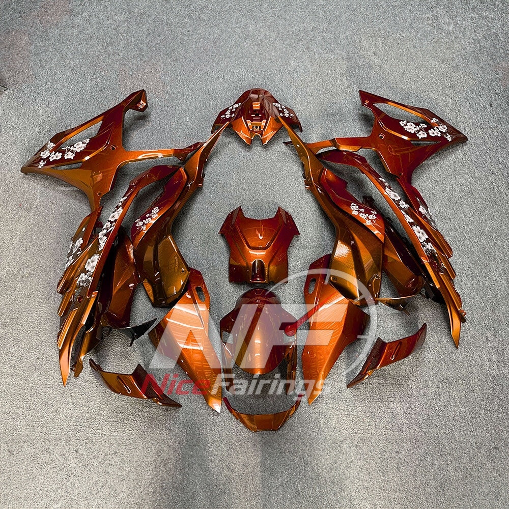 For BMW S1000RR 2023-2024 Purple Black Custom Fairings with ABS Sportbike Plastics and Full Body Kit | NiceFairings - paint design NO.8 option image