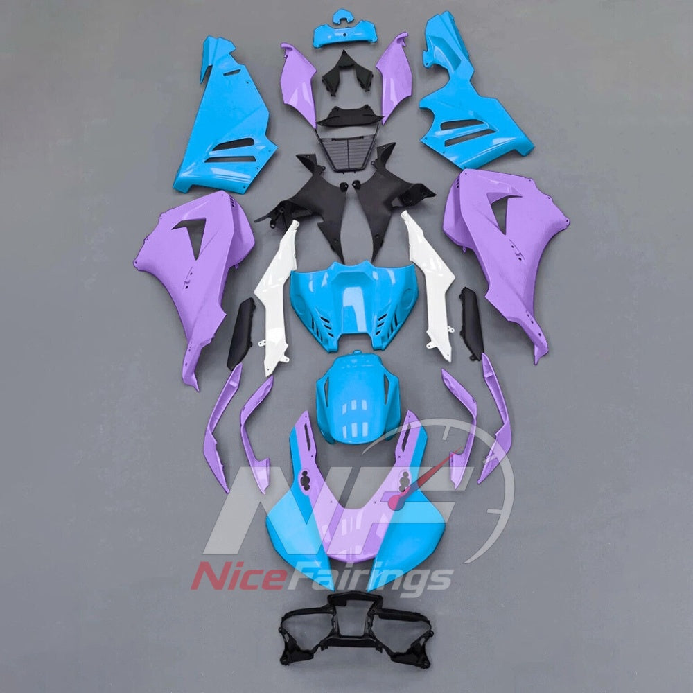 For Honda CBR1000RR-R 2024-2026 Purple Black Painted ABS Fairings with Complete Replacement Bodywork | NiceFairings - paint design NO.8 option image