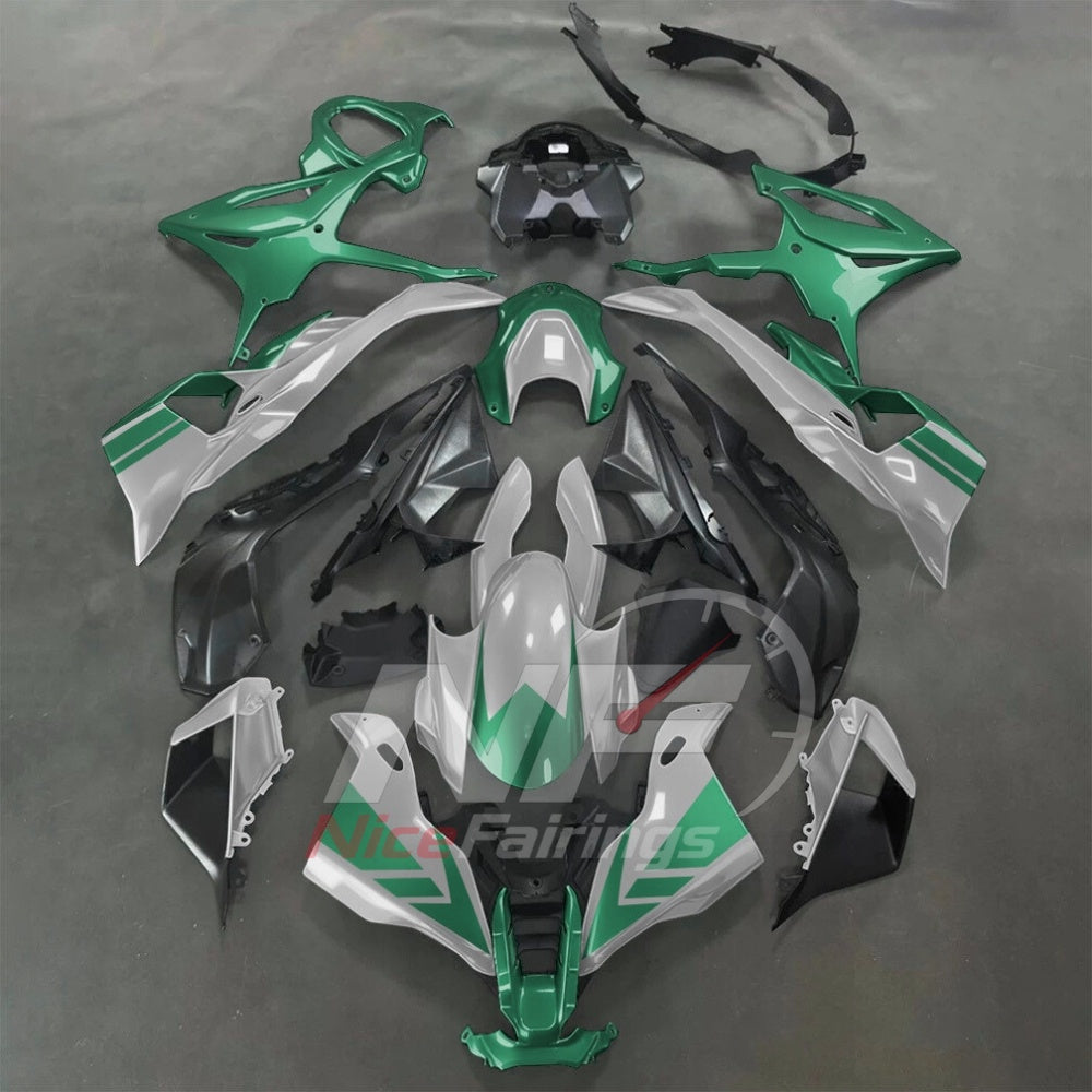 For BMW S1000RR 2025-2026 Purple Black Painted ABS Fairings with Complete Replacement Bodywork | NiceFairings - paint design NO.8 option image