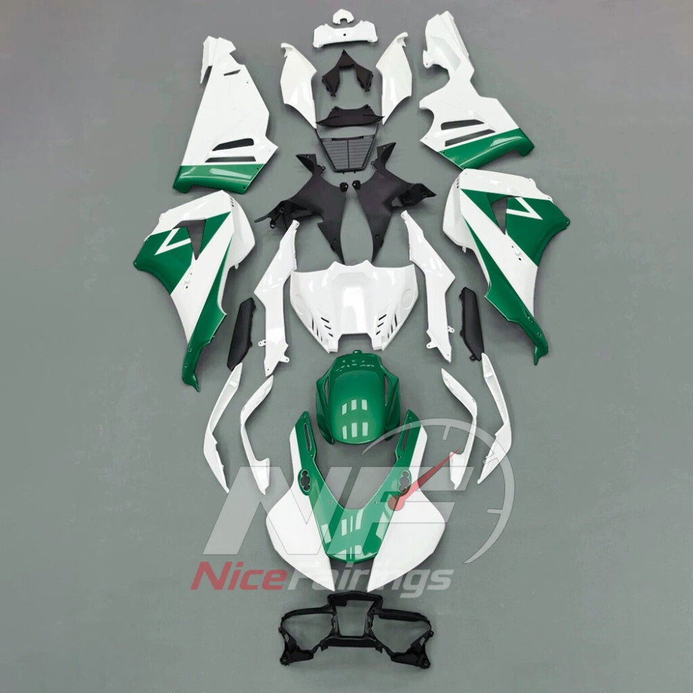 For Honda CBR1000RR-R SP 2024-2026 Green Black ABS Fairing Kit with Painted Bodywork and Replacement Panels | NiceFairings - paint design NO.8 option image