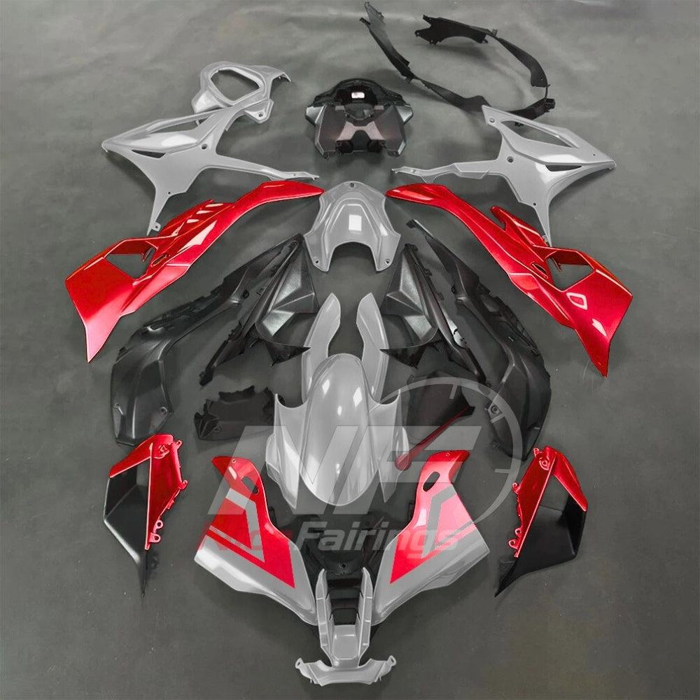For BMW S1000RR 2025-2026 Red Black ABS Fairing Kit with Painted Bodywork and Replacement Panels | NiceFairings - paint design NO.2 option image
