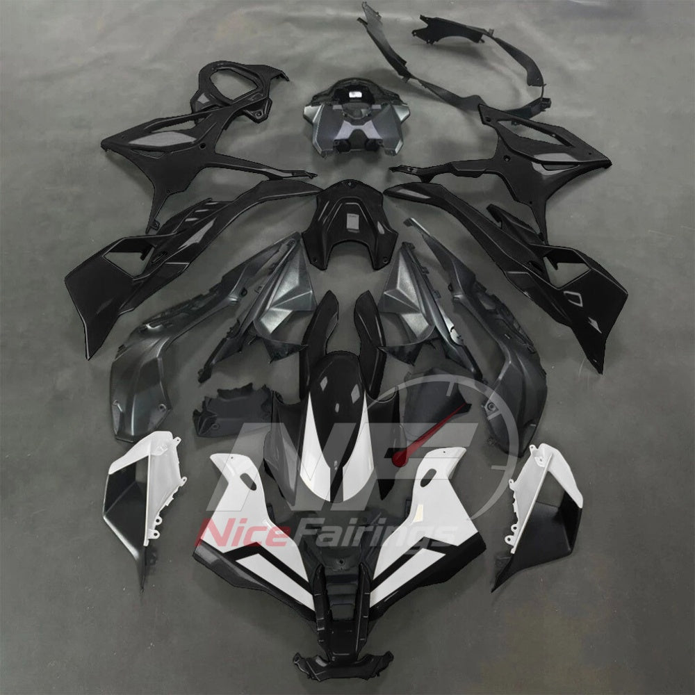 For BMW S1000RR 2025-2026 Blue Black Sportbike Fairing Set with Custom Painted Plastics | NiceFairings - paint design NO.2 option image