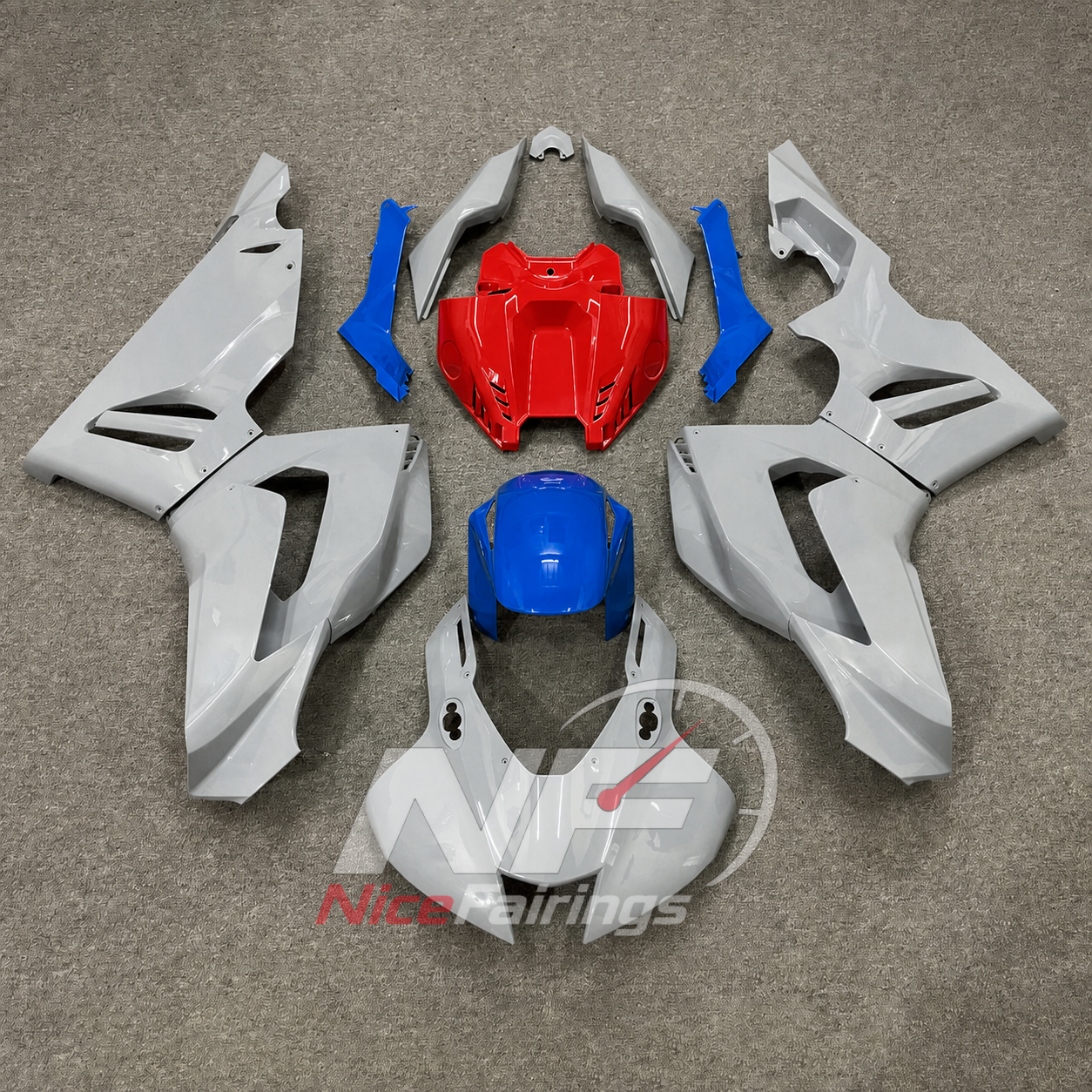 White Black Red ABS fairing kit for Honda CBR1000RR-R 2020-2023, design A08-P15 - image 8