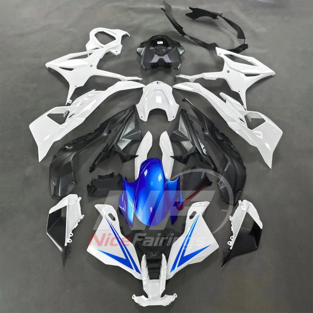 For BMW S1000RR 2025-2026 Orange Black Motorcycle Fairing Kit with Aftermarket Body Panels | NiceFairings - paint design NO.5 option image